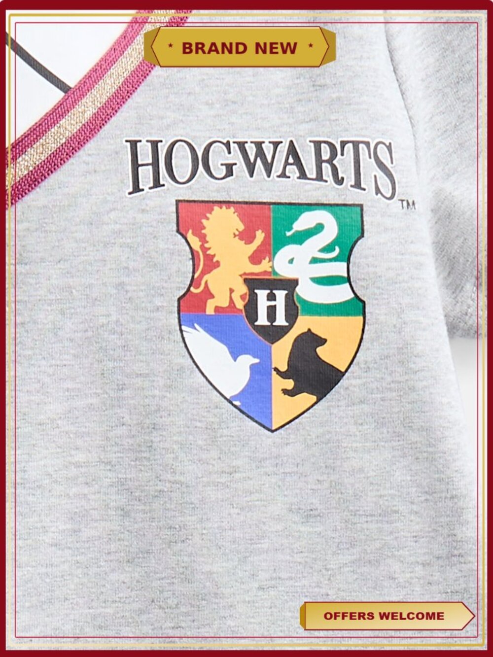 Harry Potter Preppy Shirt Dress Girls Pullover Mesh Skirt School - Picture 3 of 4
